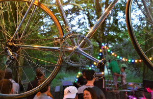 Vélo de collection en gros plan
